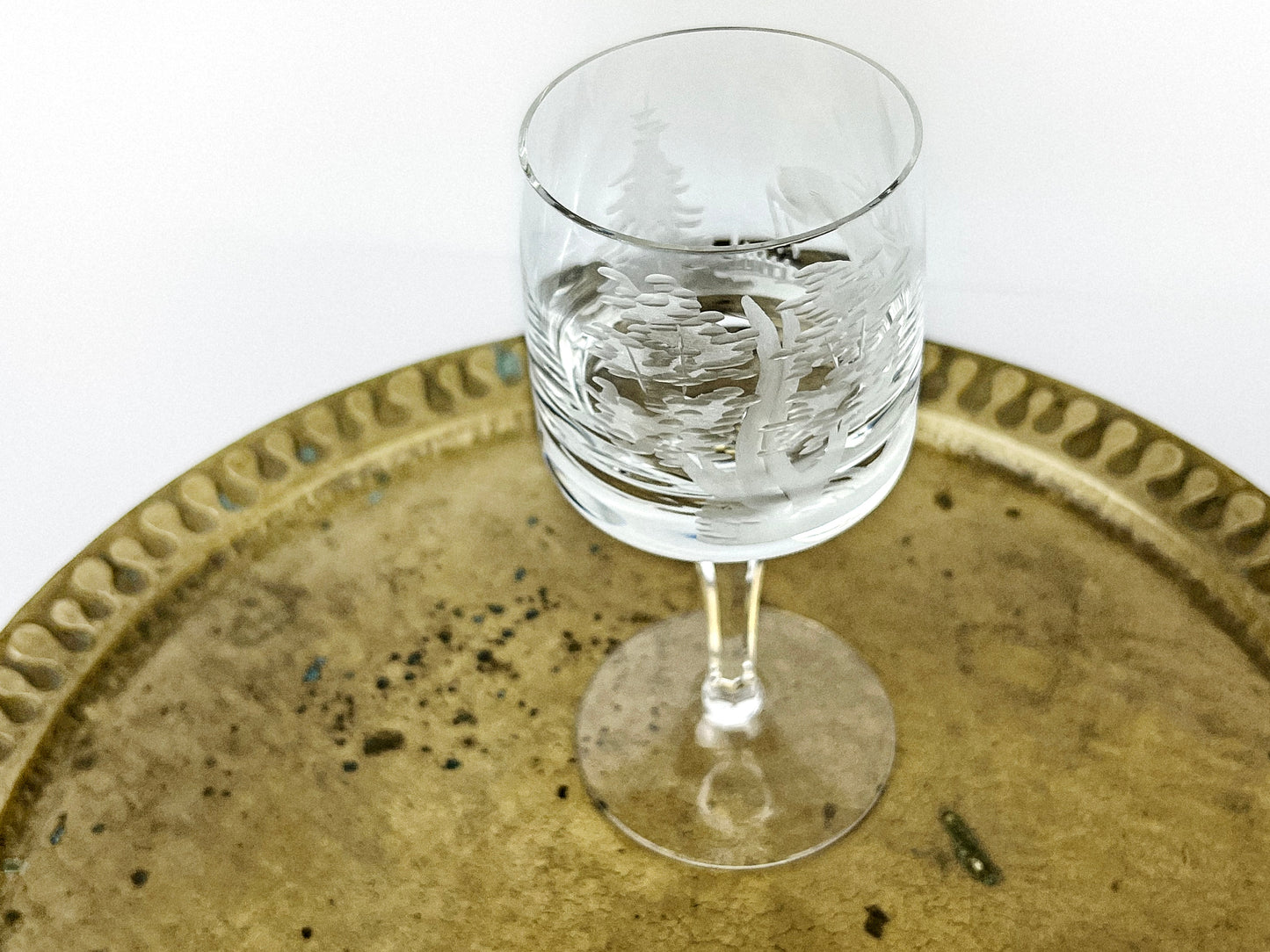 Villeroy & Boch Wildlife Crystal glasses (Germany, 1980s)