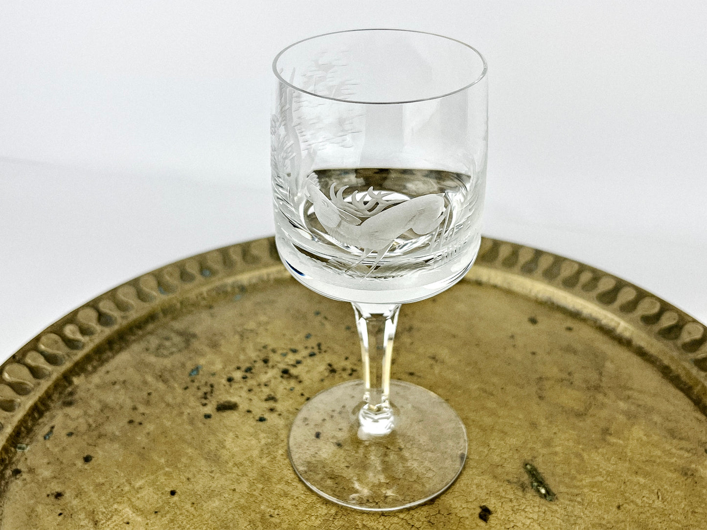 Villeroy & Boch Wildlife Crystal glasses (Germany, 1980s)