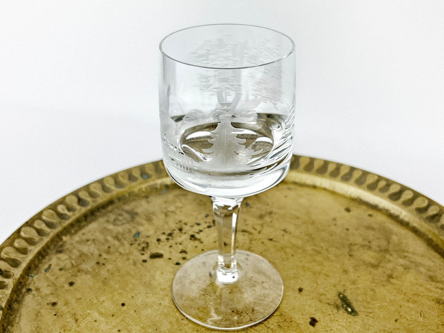 Villeroy & Boch Wildlife Crystal glasses (Germany, 1980s)
