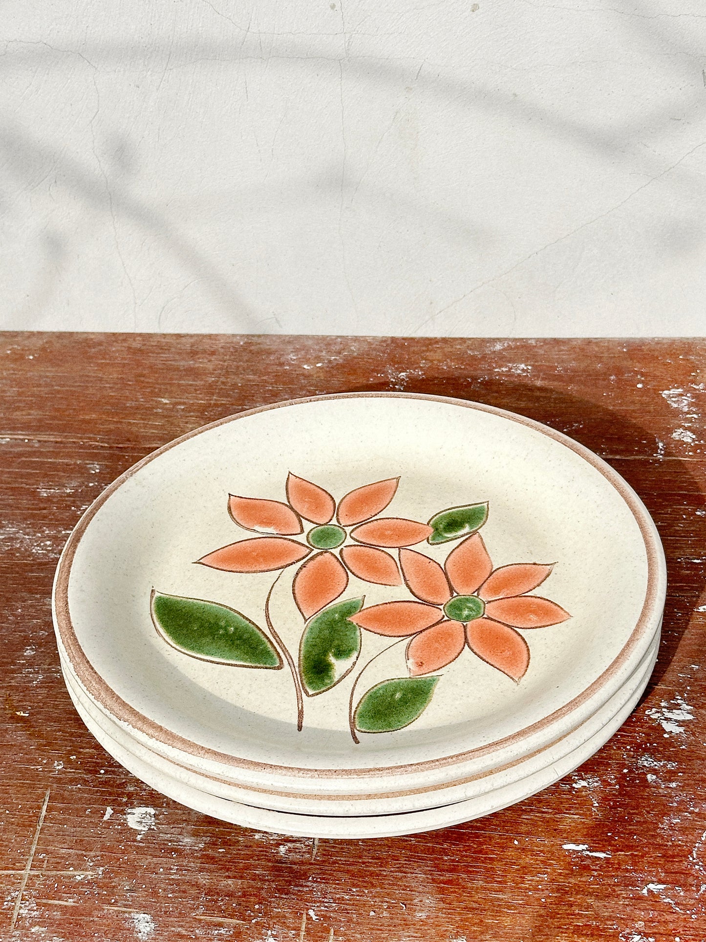 Rare St. Clément Faïance Plates (France, 1970s)
