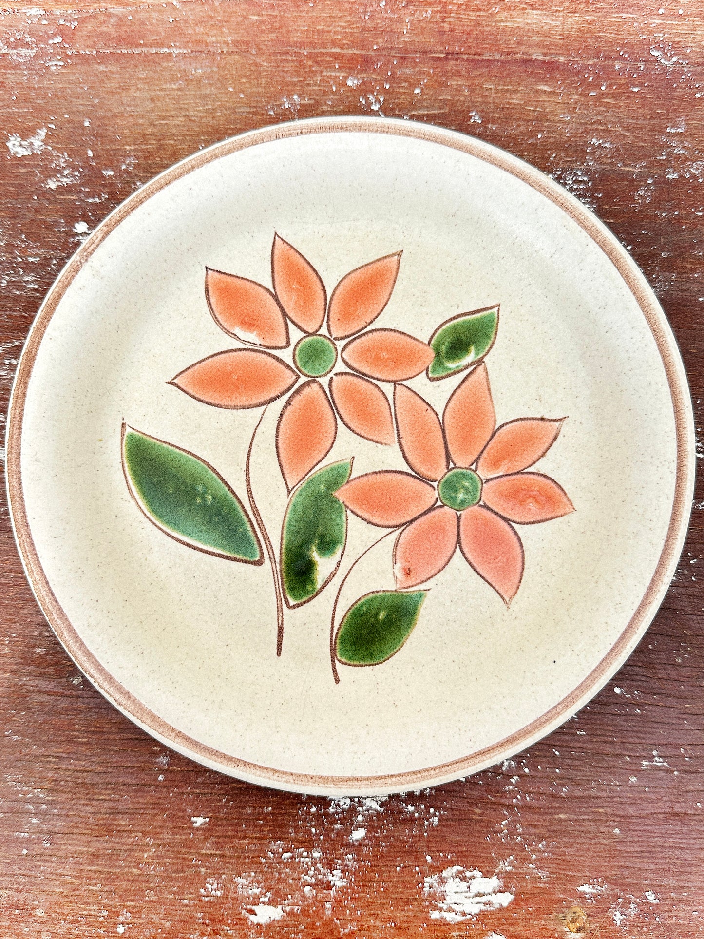 Rare St. Clément Faïance Plates (France, 1970s)