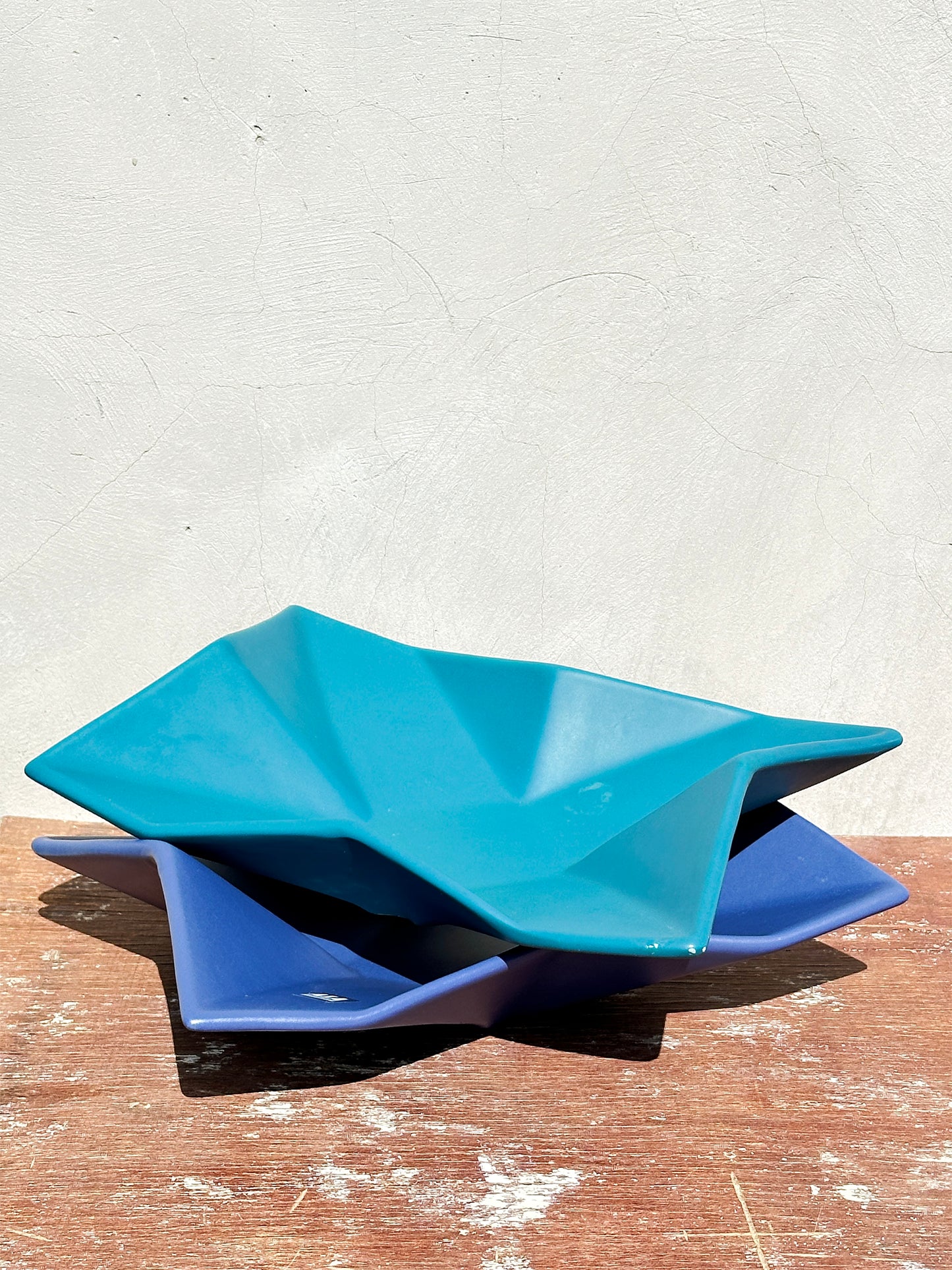Post-modern Memphis ASA Selection ‘Origami’ Bowls (Germany, 1980s)
