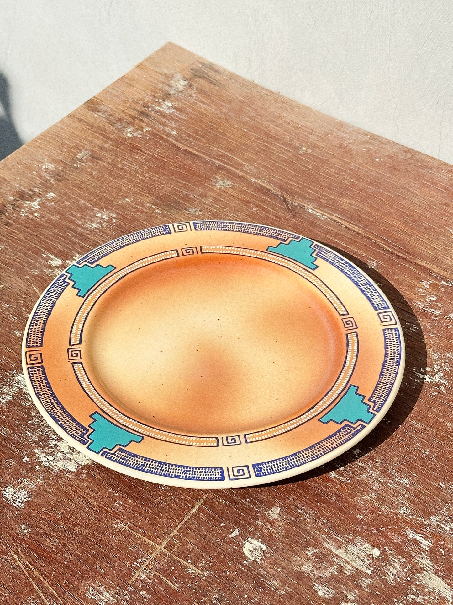 Rare Waechtersbach Indian Summer Collection Breakfast Trio (Germany, 1960s)