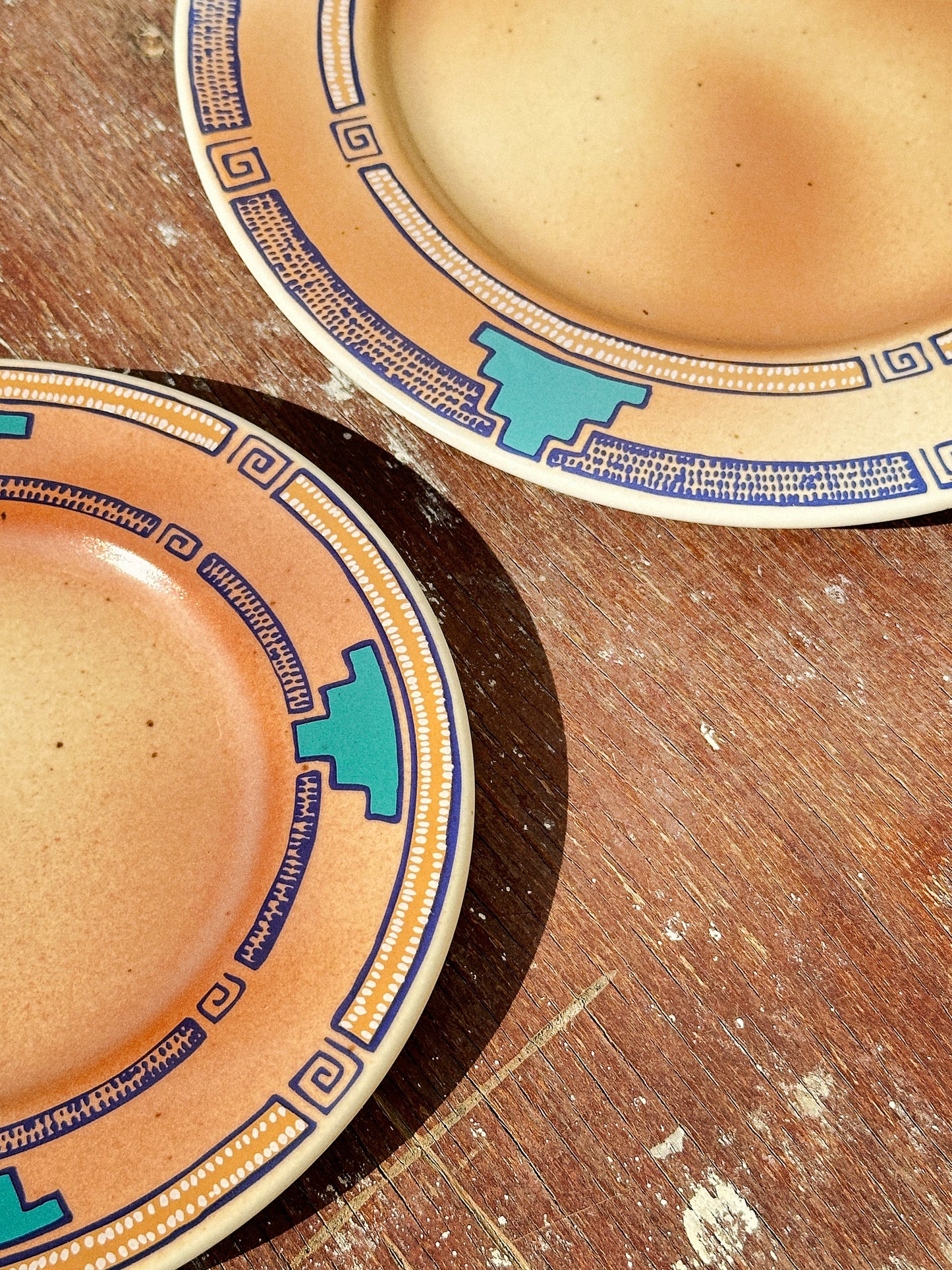Rare Waechtersbach Indian Summer Collection Breakfast Trio (Germany, 1960s)