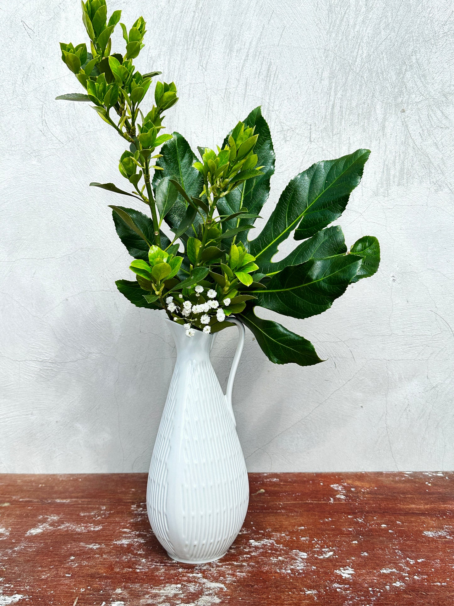 Mid-Century Edelstein Bavaria Op Art Vase, Form 1045 (West Germany, 1950s)