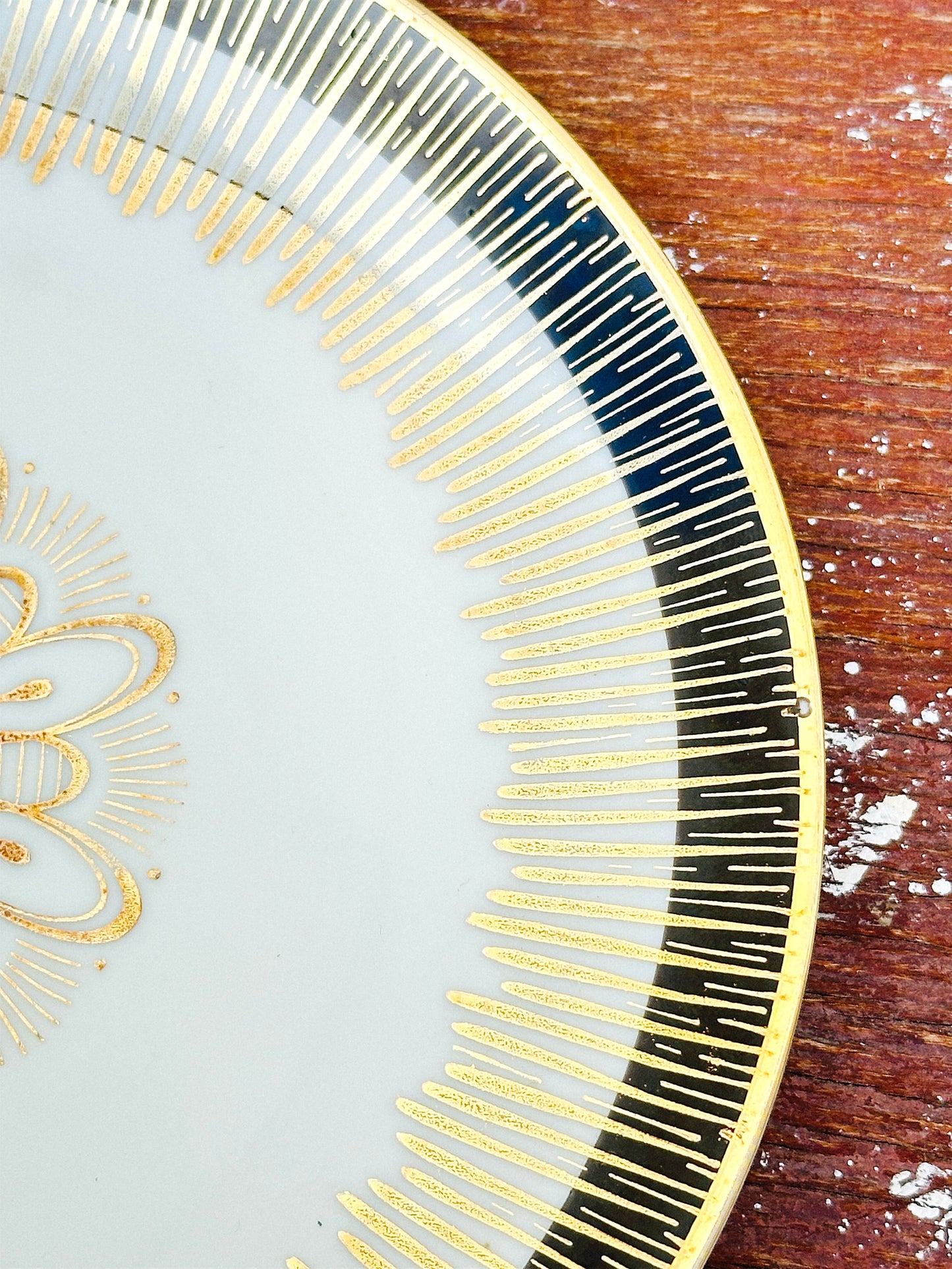 Mid-Century Art Deco Inspired Porzellanfabrik Heinrich Winterling Porcelain Breakfast Set (Germany, 1950s)