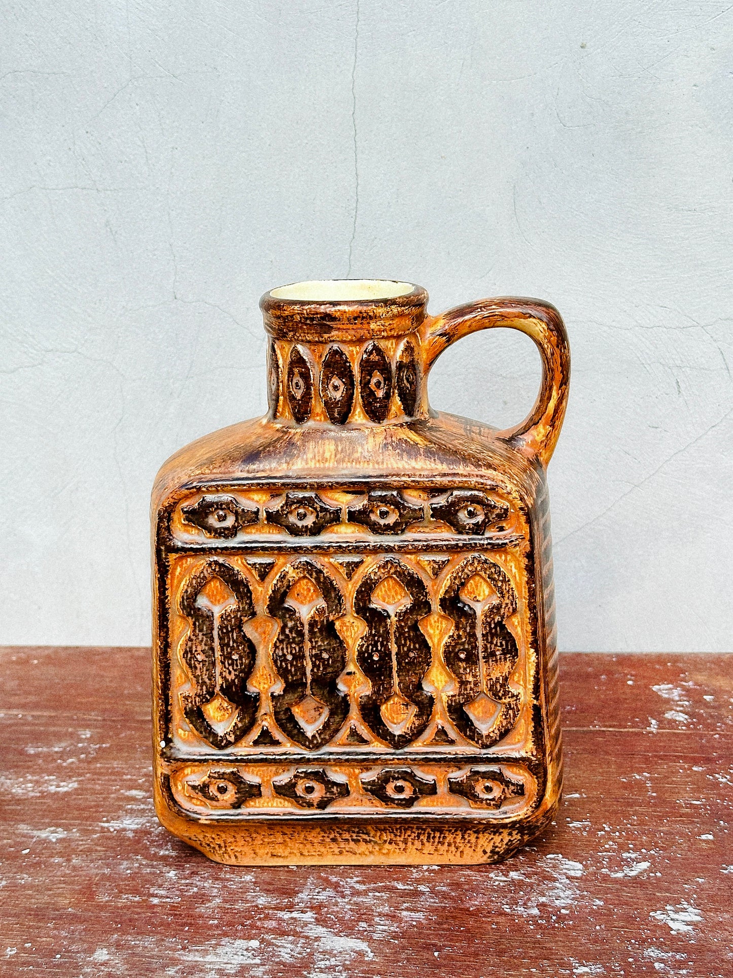 Rare Mid Century Price Kensington Pottery Jug/Vase (Stoke-on-Trent, 1960s)