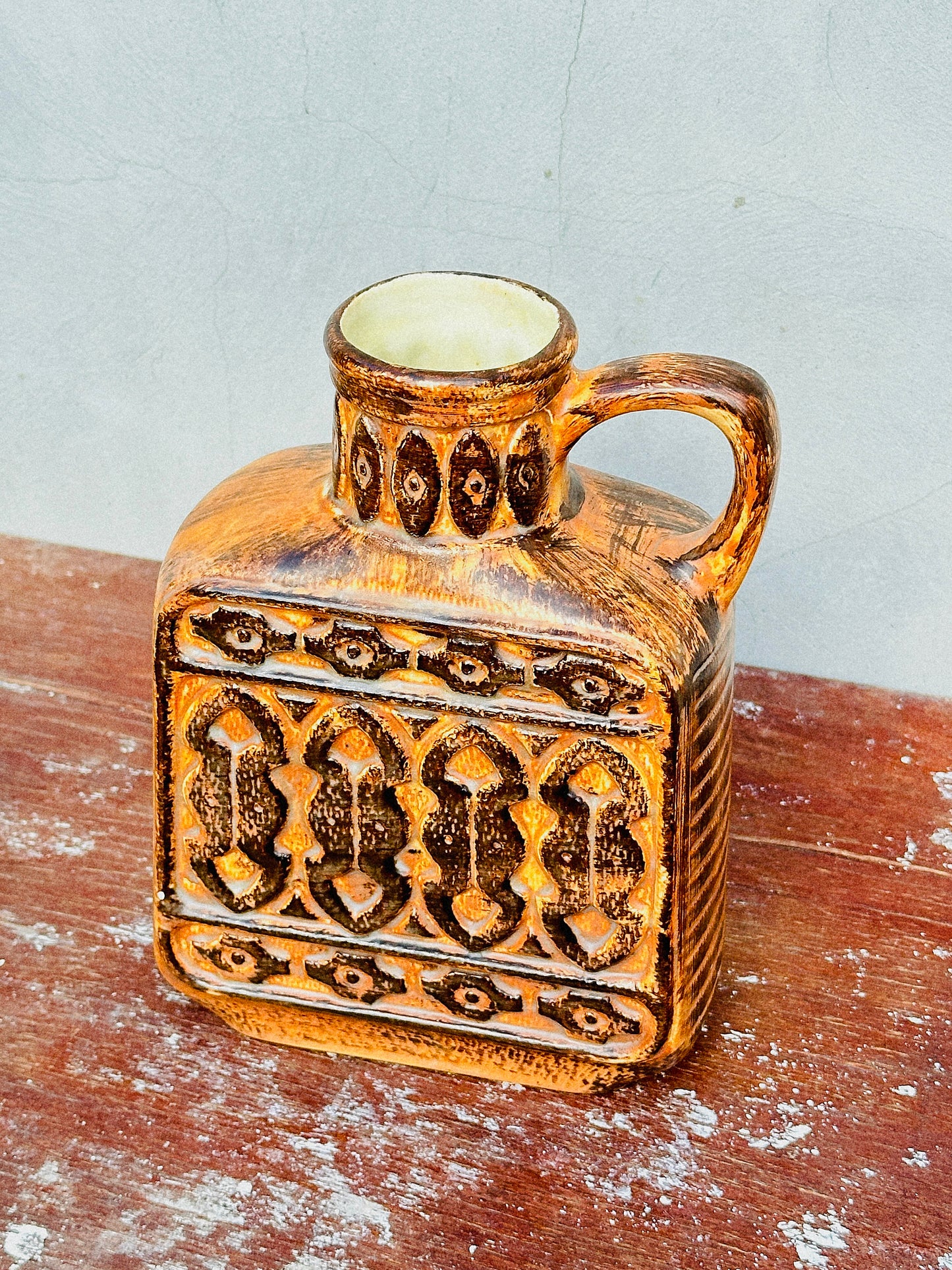 Rare Mid Century Price Kensington Pottery Jug/Vase (Stoke-on-Trent, 1960s)