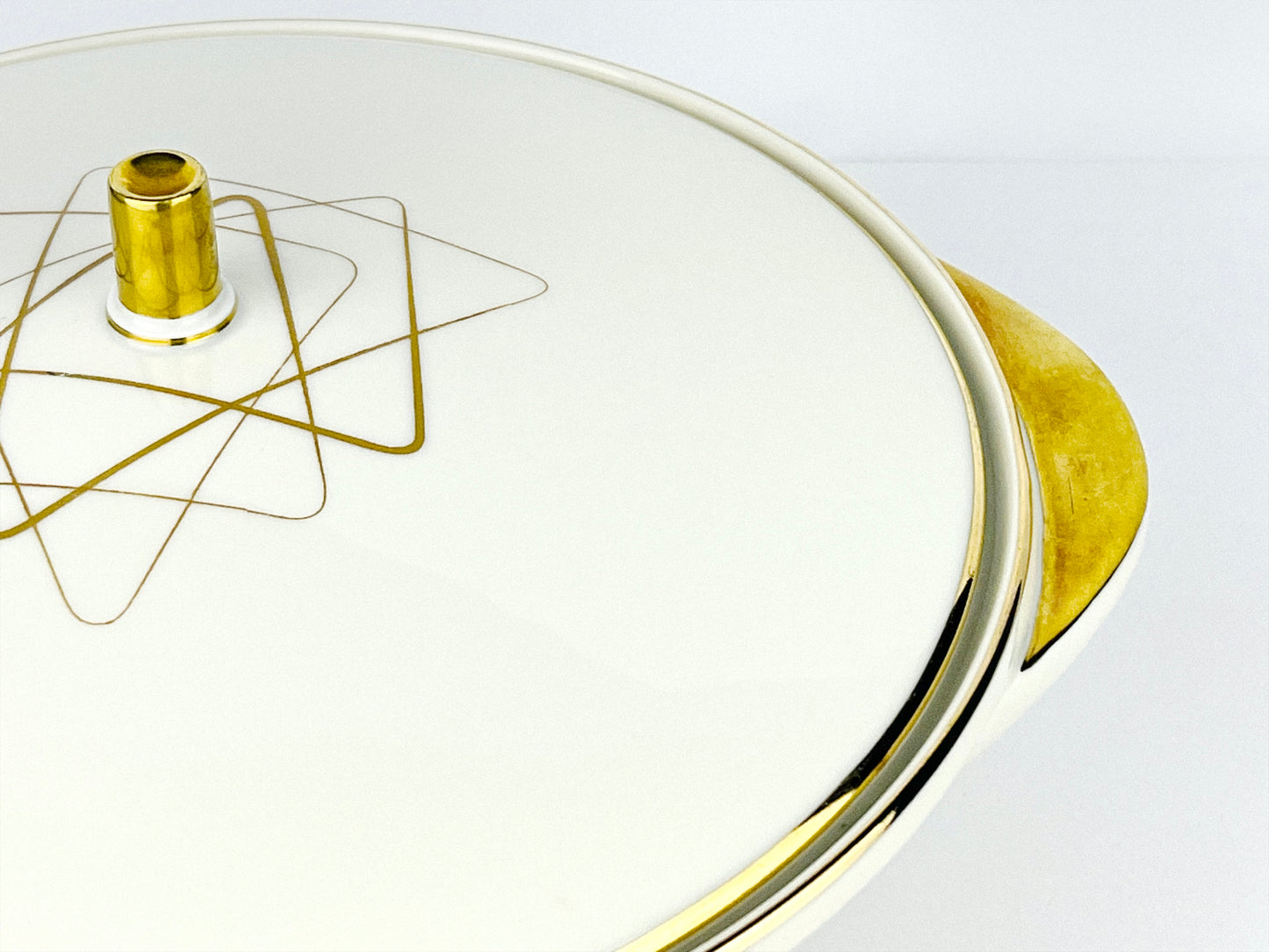 Rare Space Age PMR Jaeger & Co. porcelain tureen (1940s)