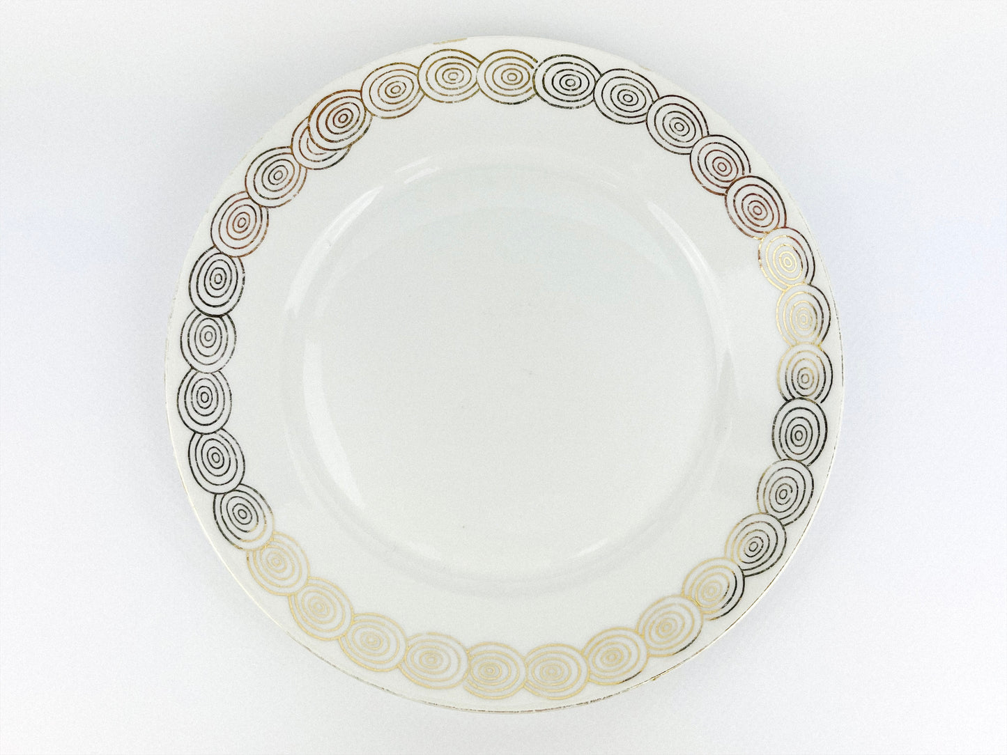 Rare Antique Art Deco Mitterteich set of 6 porcelain plates (1921-1931)
