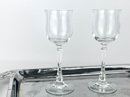 Tall Seville silhouette glasses (1980s)