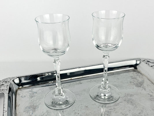 Tall Seville silhouette glasses (1980s)