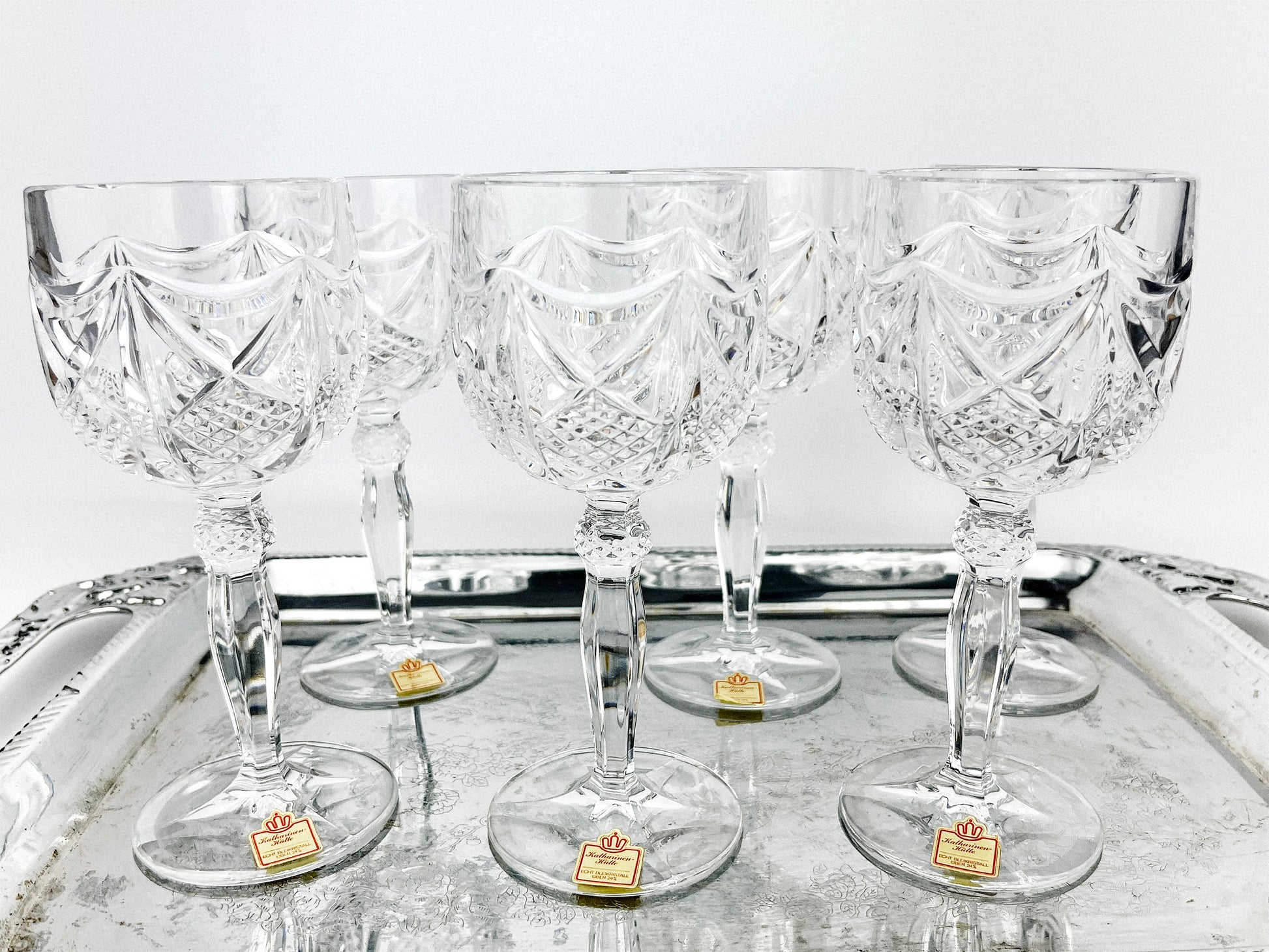24% Lead Crystal Brandy Glass - Fully Cut, Drinking Glasses