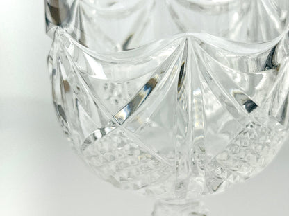 Katharinen Hütte crystal wine glasses (Germany, 1960s)