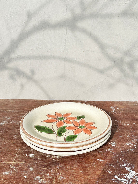 Rare St. Clément Faïance Plates (France, 1970s)