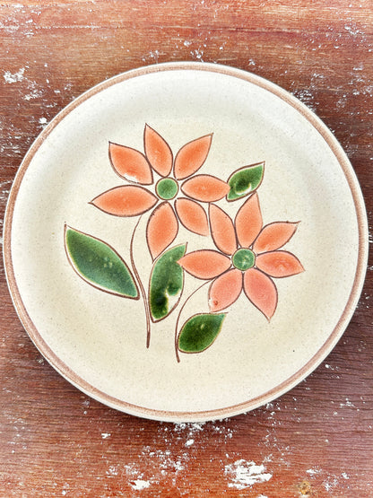 Rare St. Clément Faïance Plates (France, 1970s)