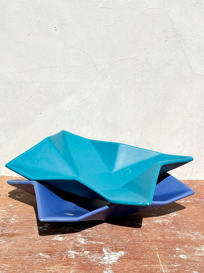 Post-modern Memphis ASA Selection ‘Origami’ Bowls (Germany, 1980s)
