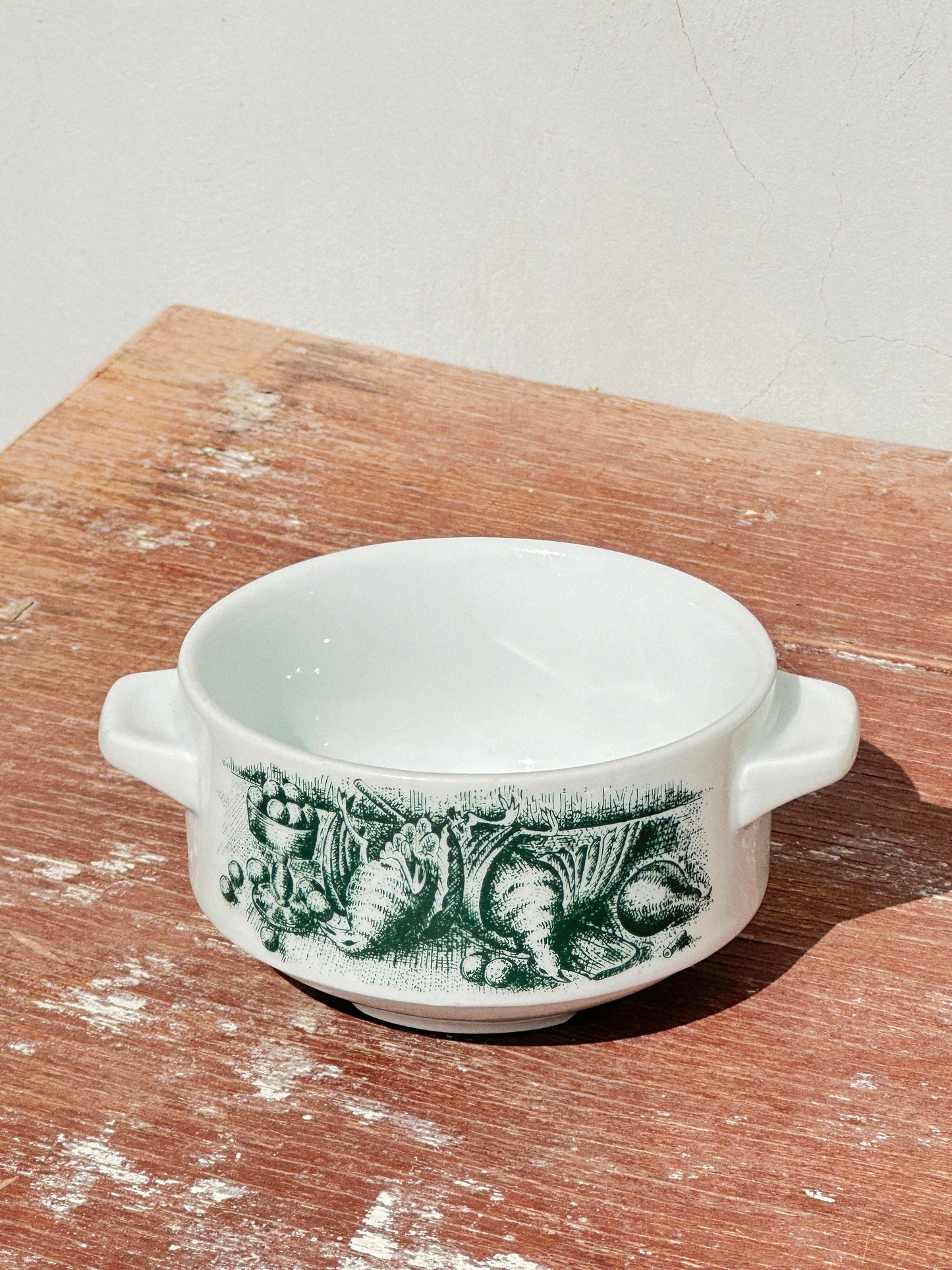 Rare Schönwald Porcelain Bowls with Handles & Saucers Quail Game Collection (Germany, 1970s)