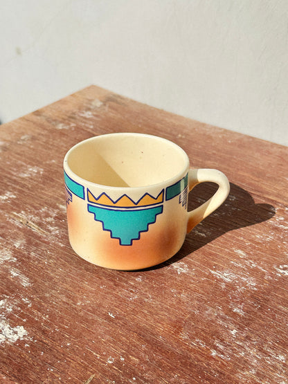 Rare Waechtersbach Indian Summer Collection Breakfast Trio (Germany, 1960s)
