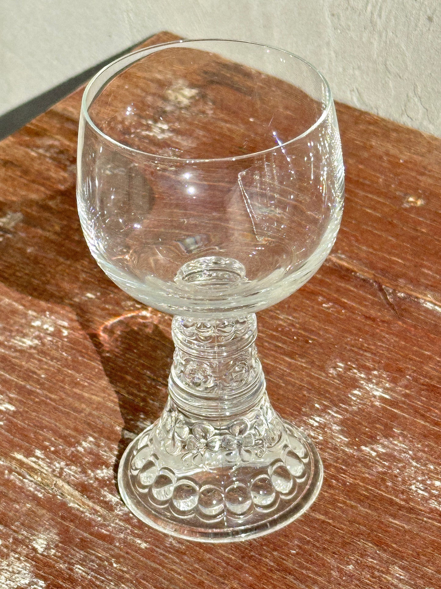 Rare Thomas Rosenthal Wine Glasses part of the Bacchus Collection (West Germany, 1970s)