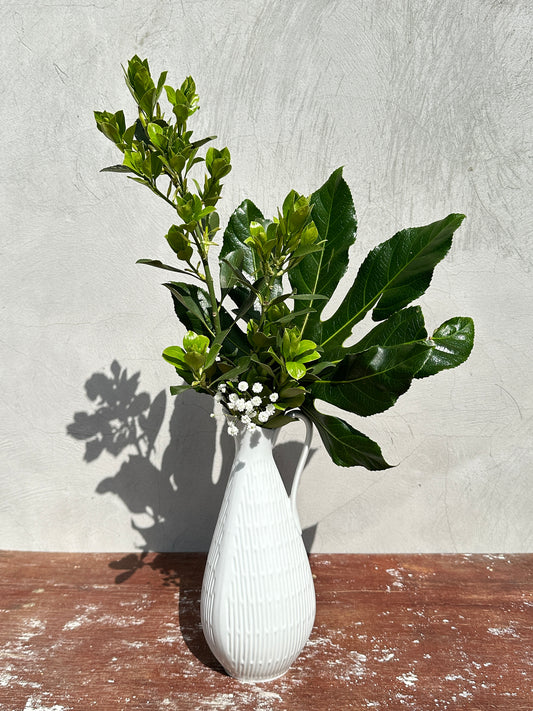 Mid-Century Edelstein Bavaria Op Art Vase, Form 1045 (West Germany, 1950s)