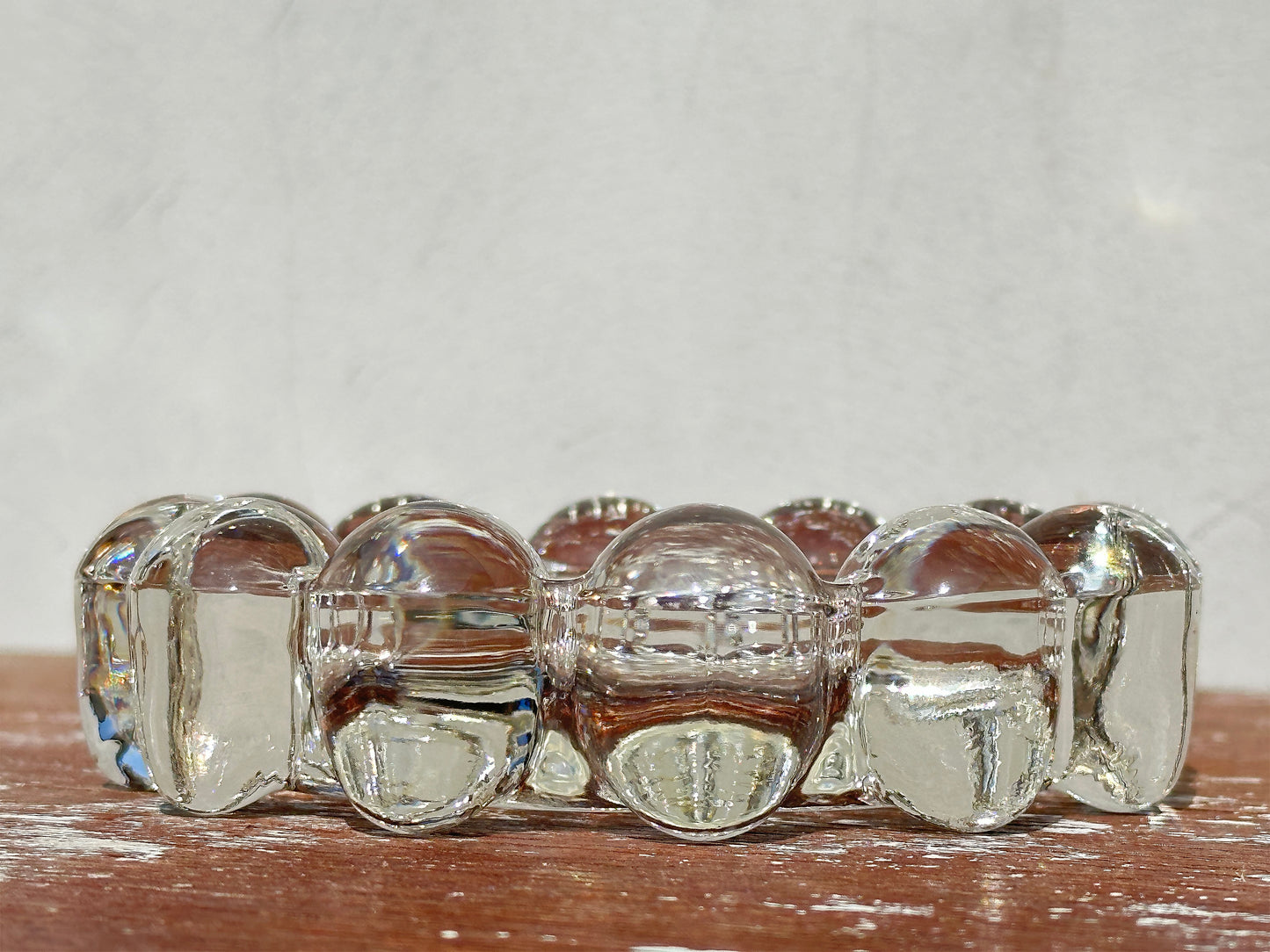 Mid-Century Rosice Sklo Union Boopie Glass Ashtray designed by Rudolf Schrötter (1950s)