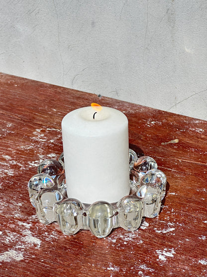 Mid-Century Rosice Sklo Union Boopie Glass Ashtray designed by Rudolf Schrötter (1950s)