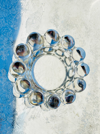 Mid-Century Rosice Sklo Union Boopie Glass Ashtray designed by Rudolf Schrötter (1950s)