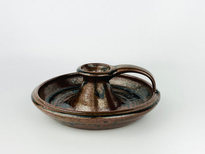 Mid-century Steuler Keramik chamber candlestick holder (1960s)