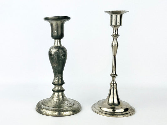 Mix and match Koninklijke Metaalwarenfabrieken candlestick holders (1940s - 1950s)