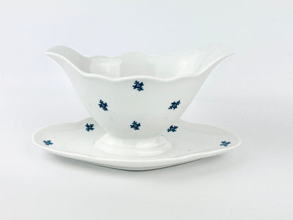 Klubi Bavaria sauce bowl with attached underplate (1950s)