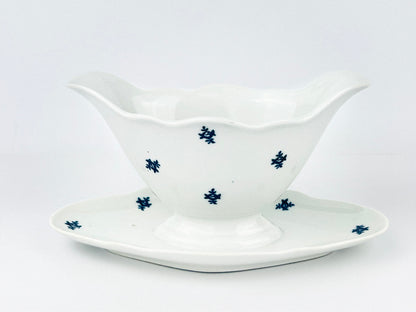 Klubi Bavaria sauce bowl with attached underplate (1950s)
