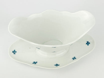 Klubi Bavaria sauce bowl with attached underplate (1950s)