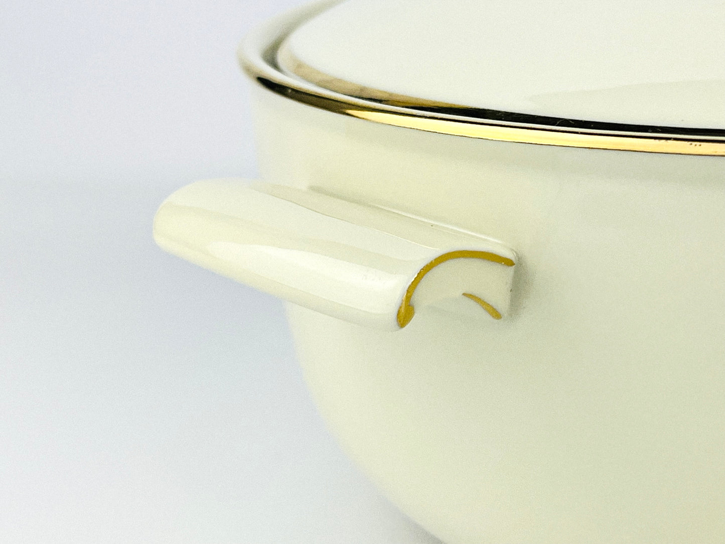 Art Nouveau inspired Schönwald porcelain tureen (1950s)