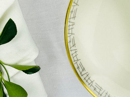 Langenthal (Suisse) 4 porcelain plates + 1 large platter (1968)