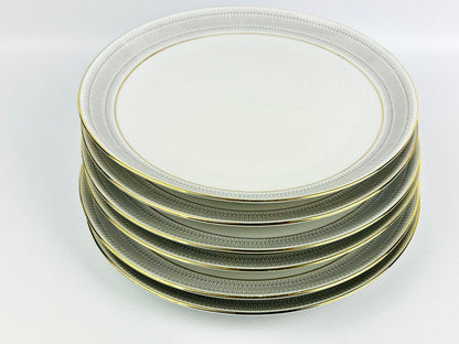 Mid-Century Eschenbach porcelain plates with Colloidal Gold x Art Deco inspired design (1950s)