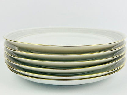 Mid-Century Eschenbach porcelain plates with Colloidal Gold x Art Deco inspired design (1950s)