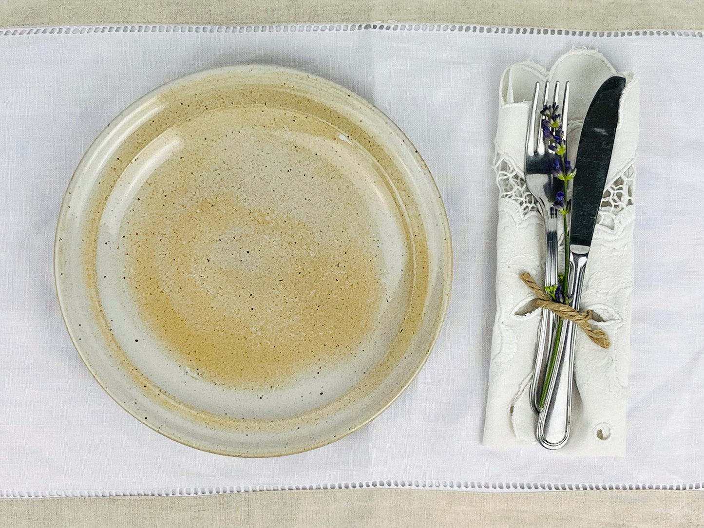 Mid-Century French Ceramic Grés Du Marais plates (1960s)