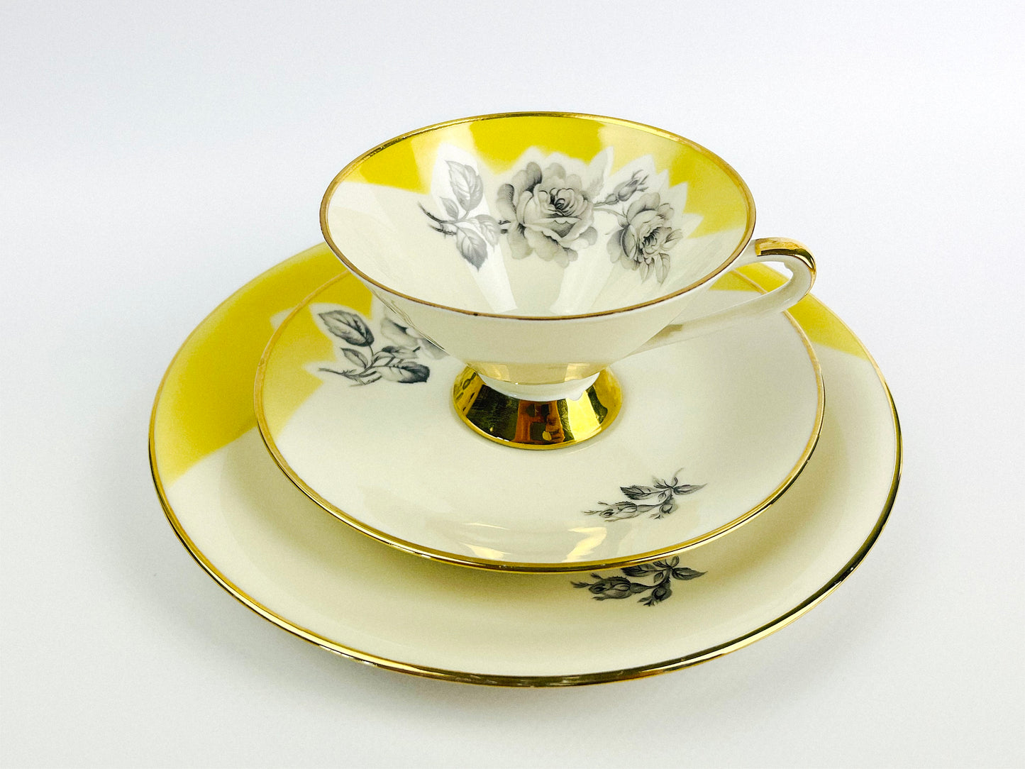 Rare Art Deco Schwarzenbach porcelain breakfast set (1935-1945)