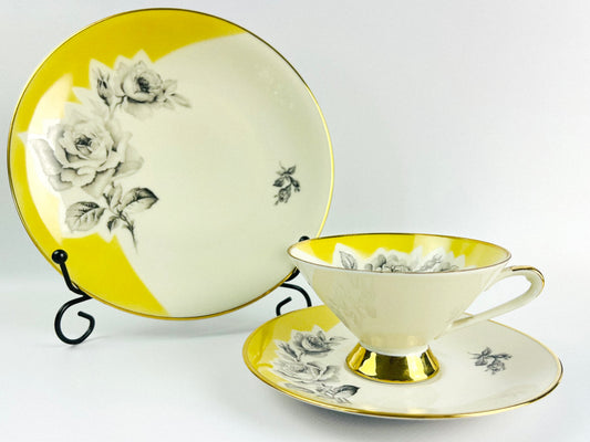 Rare Art Deco Schwarzenbach porcelain breakfast set (1935-1945)
