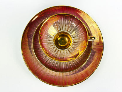 Bareuther Waldsassen gold detailed porcelain breakfast (1967)