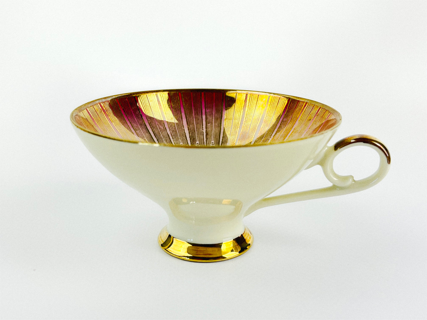 Bareuther Waldsassen gold detailed porcelain breakfast (1967)