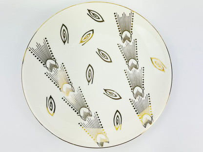 Art Deco Porcelain Breakfast Trio Set Schwarzenbach Bavaria (1920s)